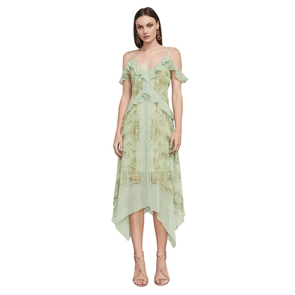 BCBGMaxAzria Linnette Asymmetrical Slip Dress